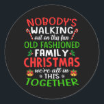 Christmas Shirt  Classic Round Sticker<br><div class="desc">Christmas Shirt</div>