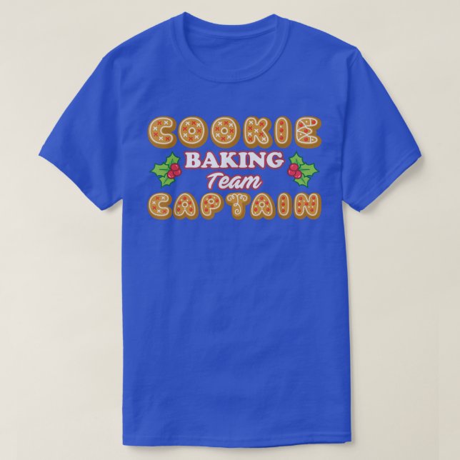 Christmas Shirt Cookie Baking Team Captain  (Design Front)