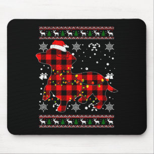 Christmas Shirt For Dachshund Lover Gift Santa Buf Mouse Pad