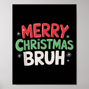 Christmas Shirts For Kids Boys Women Merry Christm Poster