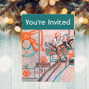 Christmas Shopping Invitation