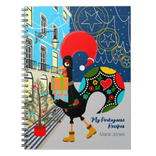 Christmas shopping with the Portuguese Rooster Notebook