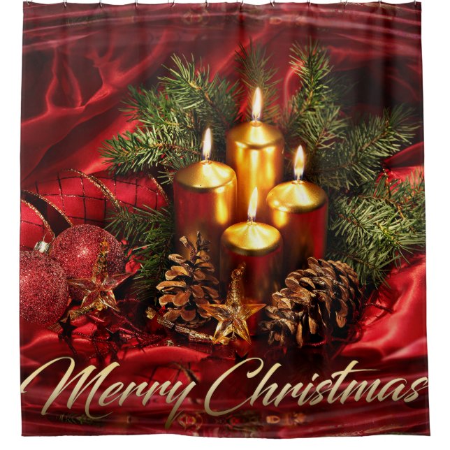 Christmas Shower Curtain (Front)