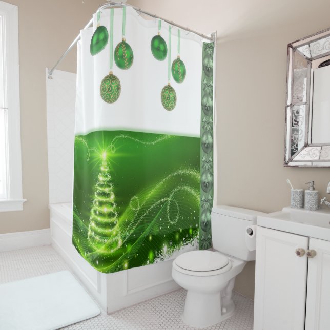 Christmas Shower Curtain (In Situ)