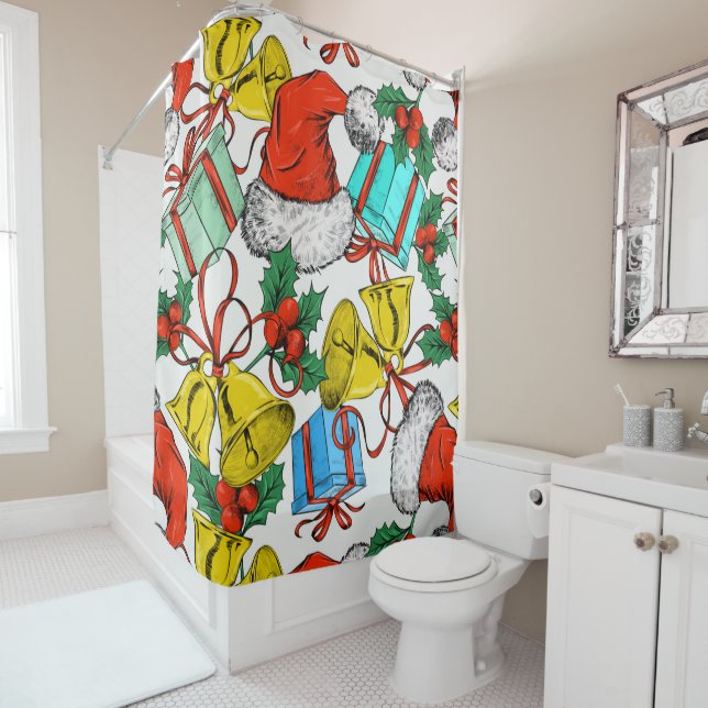 Christmas Shower Curtain (In Situ)