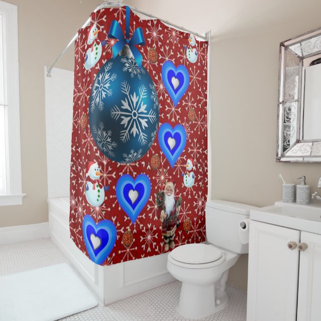 Christmas Shower Curtain (In Situ)