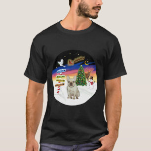 Christmas Signs With A French Bull Dog Fawn T-Shirt
