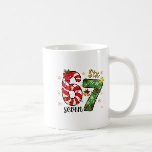 Christmas Six Seven Funny Trendy 6 7 Viral Meme  Coffee Mug