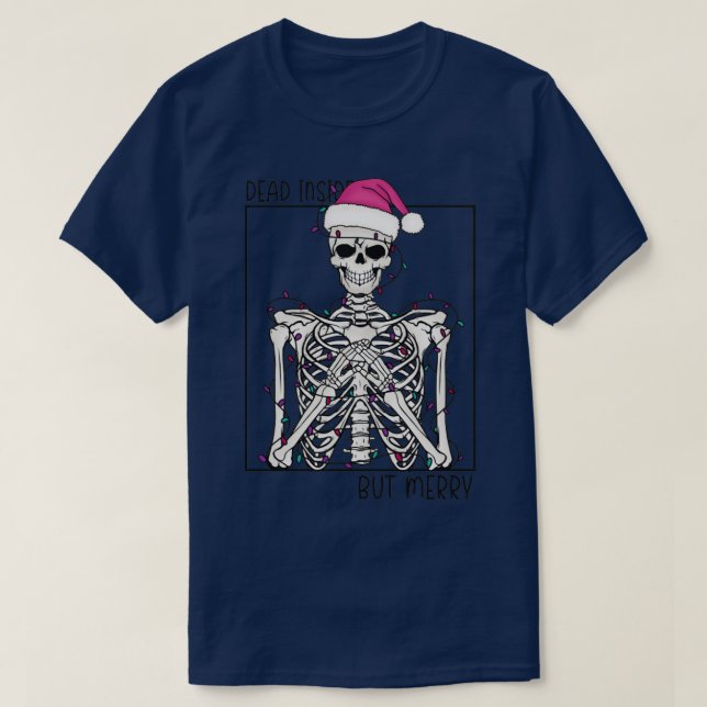 Christmas Skeleton1 T-Shirt (Design Front)