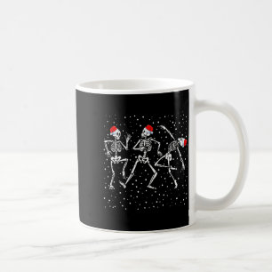 Christmas Skeleton Dancing Funny Xmas Coffee Mug