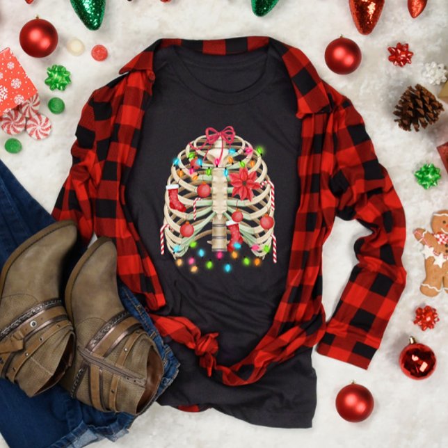 Christmas Skeleton T-Shirt (Creator Uploaded)