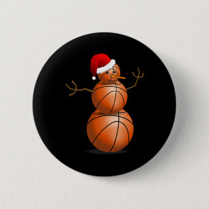 Christmas Sketll Shirt - Sketll Snowman  6 Cm Round Badge