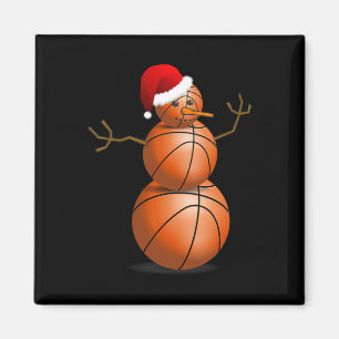 Christmas Sketll Shirt - Sketll Snowman Magnet