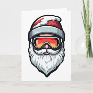 Christmas Ski Lover Xmas Skiing Happy Holidays San Card