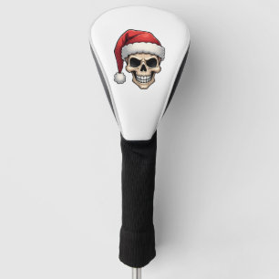 Christmas Skull Funny Santa XMES Men Women T-Shirt Golf Head Cover