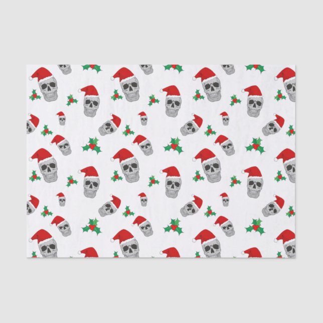 Christmas Skull Tissue Paper (Front)