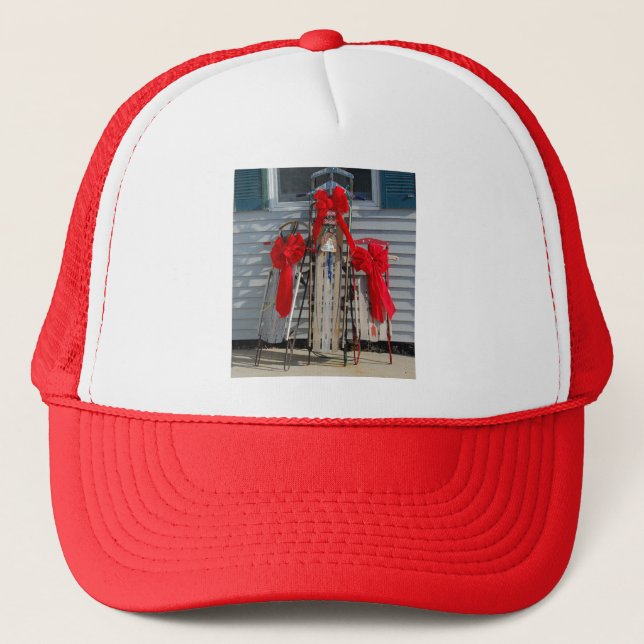 Christmas Sleds Trucker Hat (Front)
