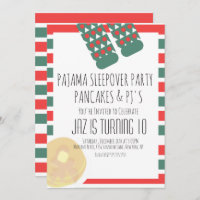 Christmas Sleepover Pyjamas Pancakes Birthday