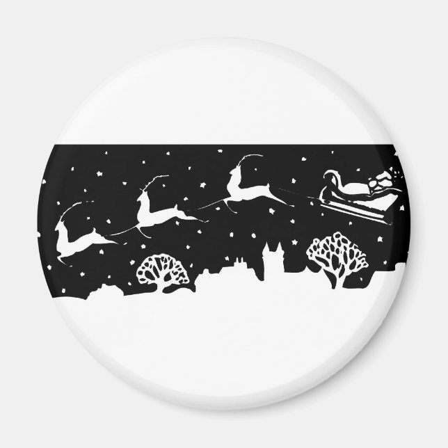 Christmas Sleigh Magnet (Front)