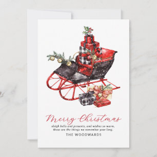 Christmas Sleigh Merry Christmas
