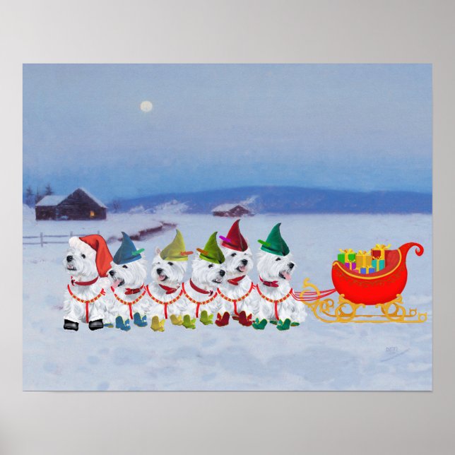 Christmas Sleigh Poster (Front)