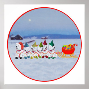 Christmas Sleigh Poster