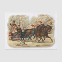 Christmas Sleigh Ride Victorian Jingle Bells