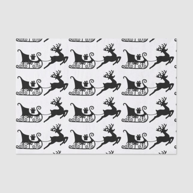 Christmas Sleigh Tissue Paper (Front)