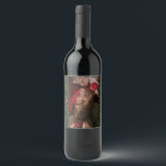 Christmas SlipperyJoe candy canes male chest Santa Wine Label<br><div class="desc">Christmas SlipperyJoe candy canes male chest Santa hat garland lollipop colourful Christmas string lights Santa jacket six-pack stomach artistically wrapped gift gay pride gifts LGBTQIA</div>