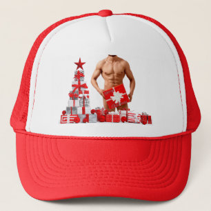 Christmas SlipperyJoe gay pride gifts LGBTQIA wrap Trucker Hat