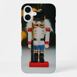 Christmas SlipperyJoe nutcracker figurine ornament iPhone 16 Plus Case