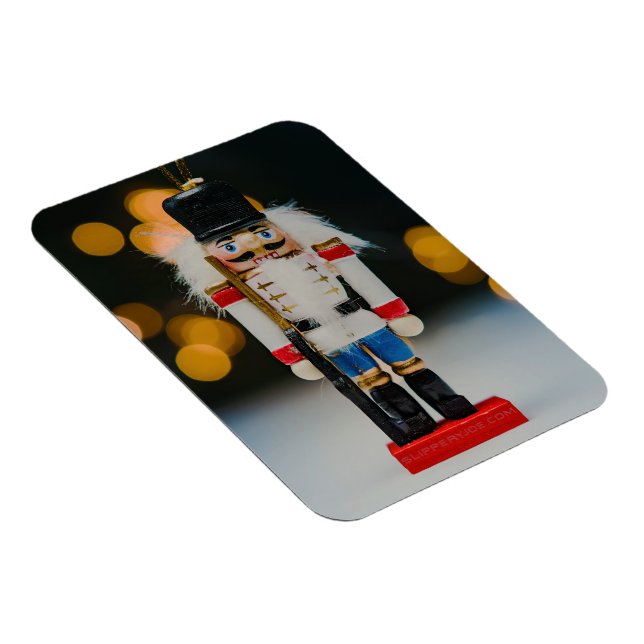 Christmas SlipperyJoe nutcracker figurine ornament Magnet (Right Side)