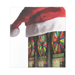 Christmas Slot Machine Notepad