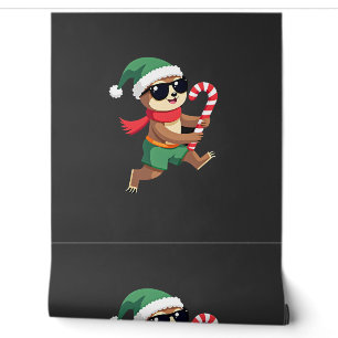 Christmas Sloth Elf Peppermint Candy Cane Shirt Gi Wallpaper