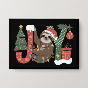 Christmas Sloth Holiday Tree Gifts Joy Cute Funny