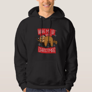 Christmas Sloth Saying Gift For Sloths Lover Hoodie