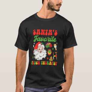 Christmas SLP Speechie Santa s Favourite Speech Th T-Shirt