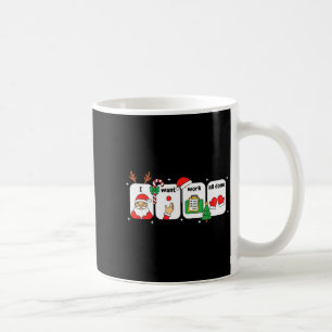 Christmas Slp Visuals - I Want Work All Done Holid Coffee Mug