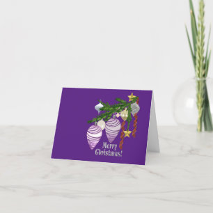 Christmas Small, 4" x 5.6" Folded Holiday Card