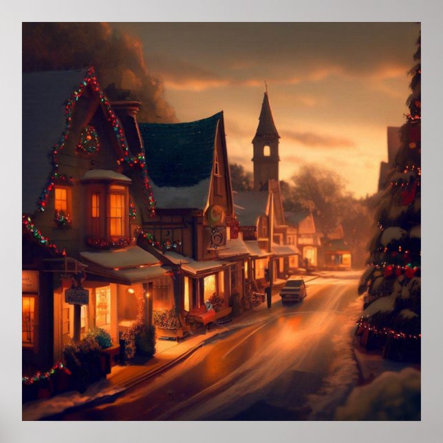 Christmas Small Town 1 Poster (Front)