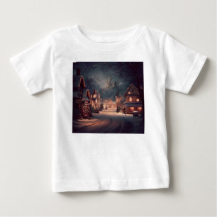 Christmas Small Town 3 Baby T-Shirt