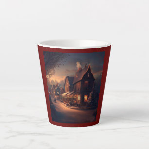 Christmas Small Town 6 Latte Mug