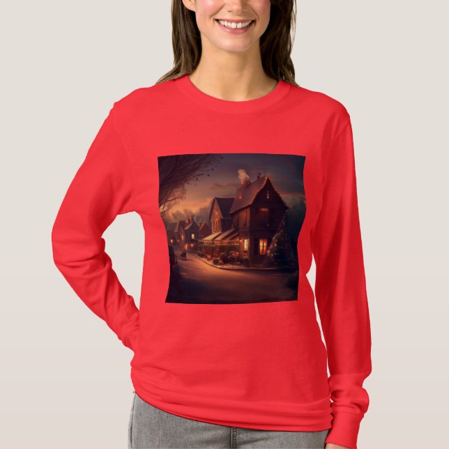 Christmas Small Town 6 T-Shirt (Front)