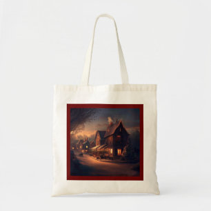 Christmas Small Town 6 Tote Bag