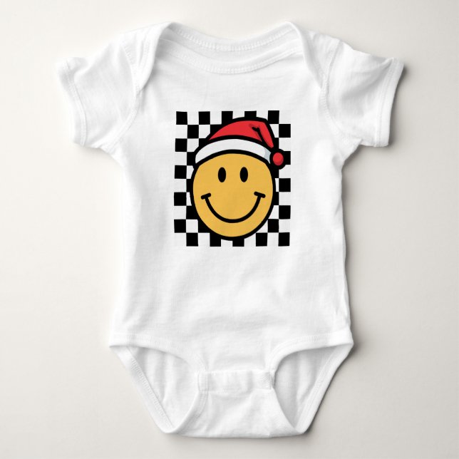 Christmas Smile Baby Bodysuit (Front)