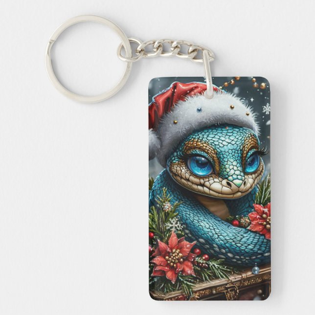 Christmas snake key ring (Front)