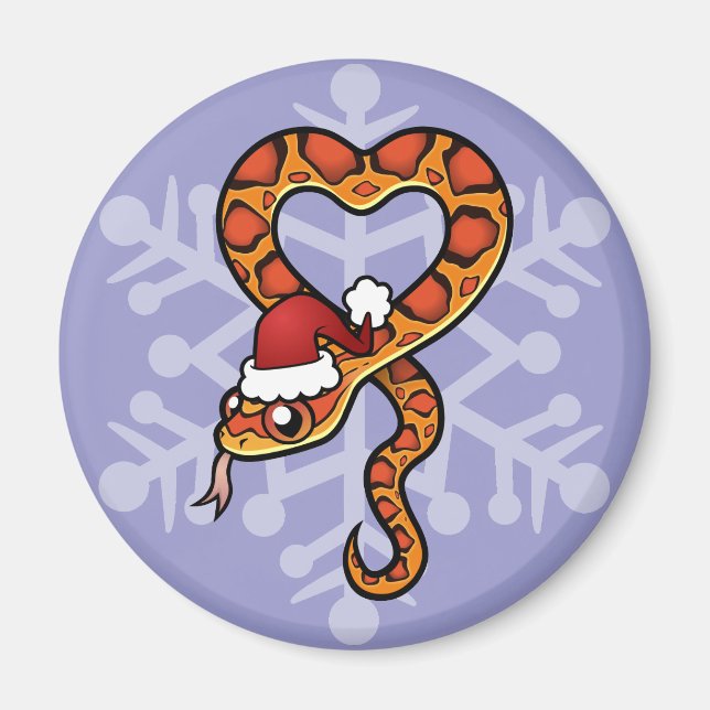 Christmas Snake Magnet (Front)