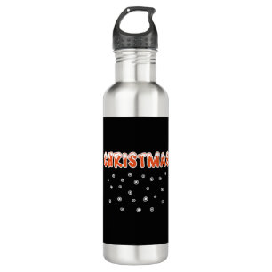 CHRISTMAS Snow and Snowballs 710 Ml Water Bottle
