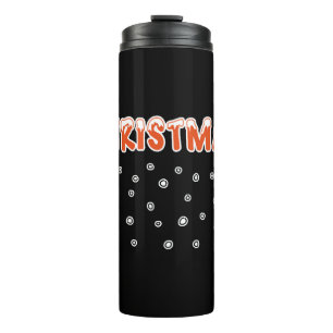 CHRISTMAS Snow and Snowballs Thermal Tumbler