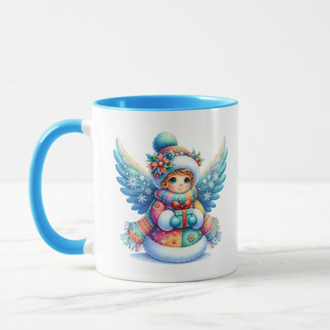 Christmas Snow Angel Mug (Left)